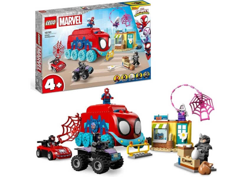 Lego Marvel Quartier Generale Mobile Serie Spidey e i Suoi Fantastici Amici 10791