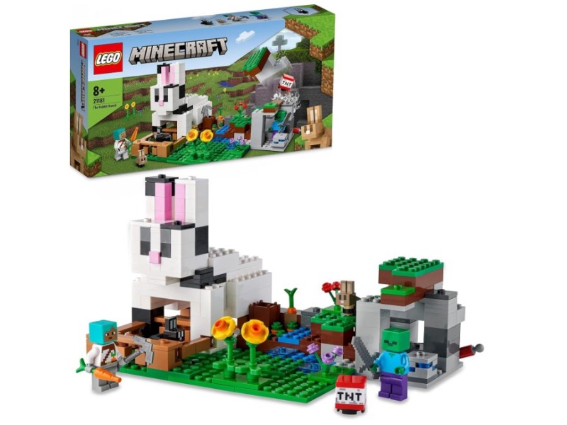  LEGO Minecraft Il Ranch del Coniglio 21181