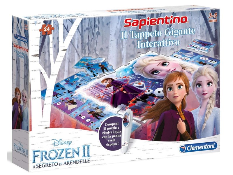 Sapientino Tappeto puzzle gigante interattivo disney Frozen 2 