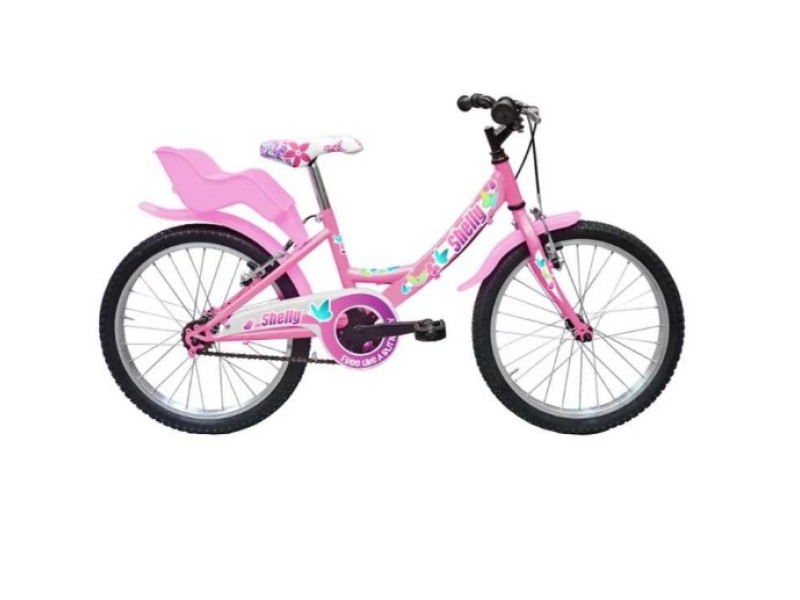 Bicicletta Mountain Bike bimba misura 20 con 1 Velocita rosa o fuxia