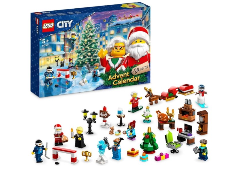 Lego City calendrario dell'avvento con 24 Regali inclusi 60381