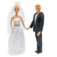 Bambole coppia sposi 