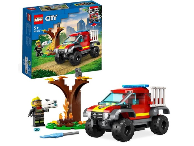 LEGO City Fire Soccorso sul Fuoristrada dei Pompieri 60393