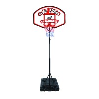 Canestro basket con Piantana regolabile da 190 a 260cm tabellone 90x60cm