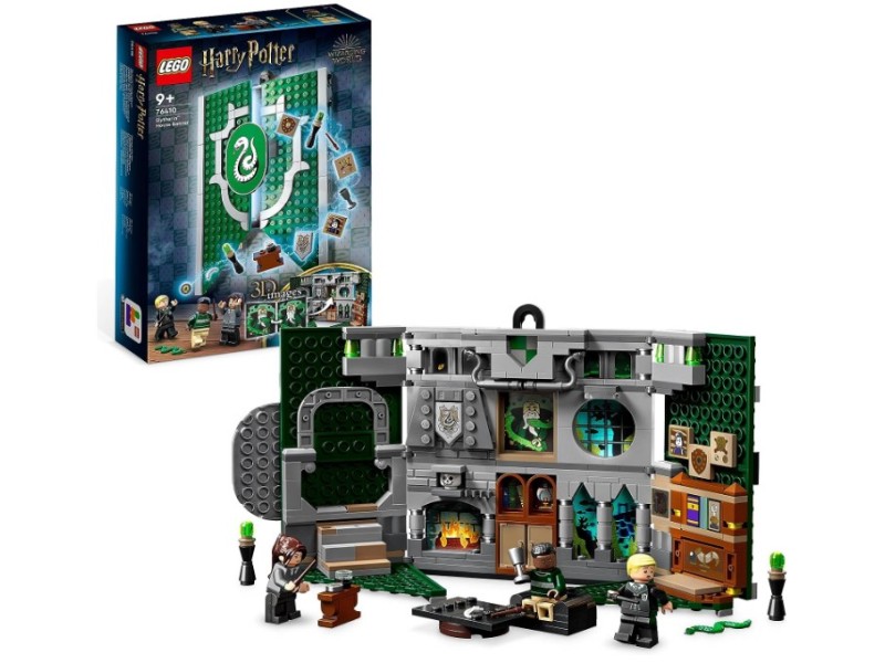 Lego Harry Potter Stendardo della Casa Serpeverde Sala Comune del Castello di Hogwarts 76410