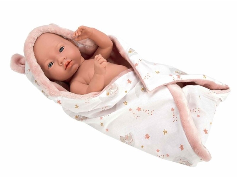 Bambola Real Baby con Copertina