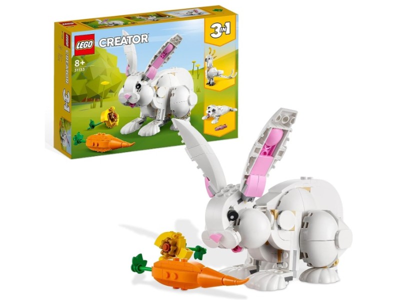 LEGO Creator Coniglio Bianco 3 in 1 31133