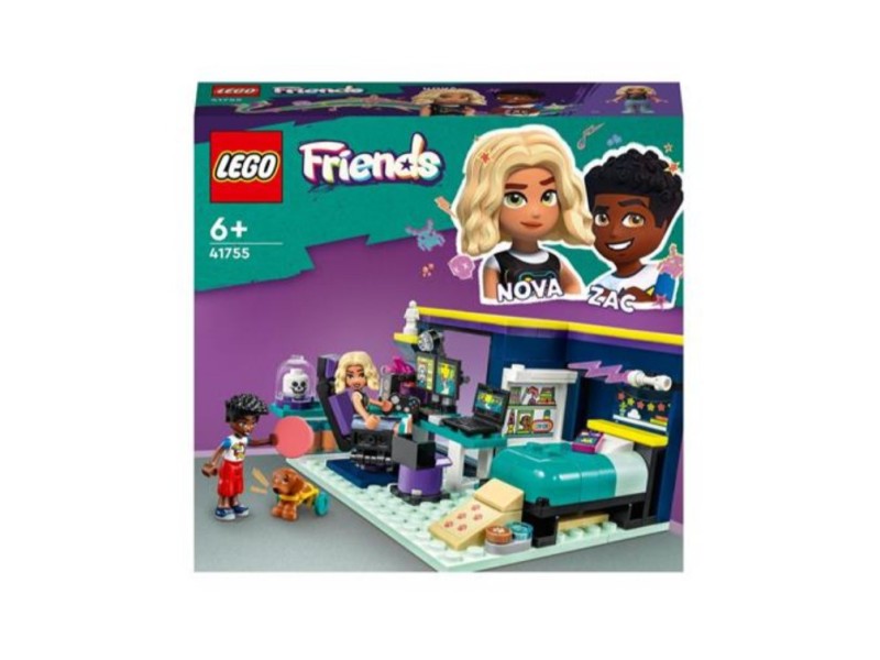 Lego Friends La Cameretta di Nova e Zac 41755 