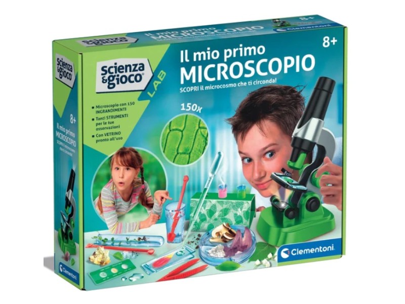 Microscopio per ingrandire gli oggetti fino a 150 volte scienza e gioco