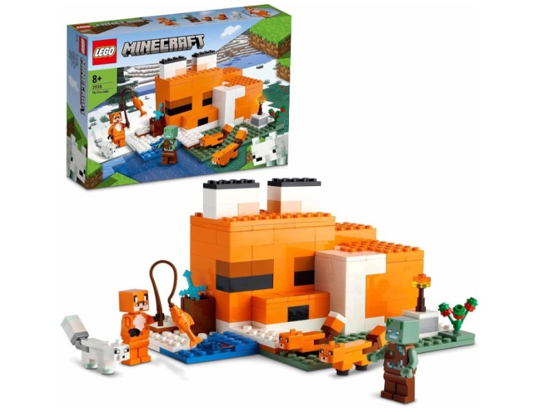 Lego Minecraft Il Capanno della Volpe 21178