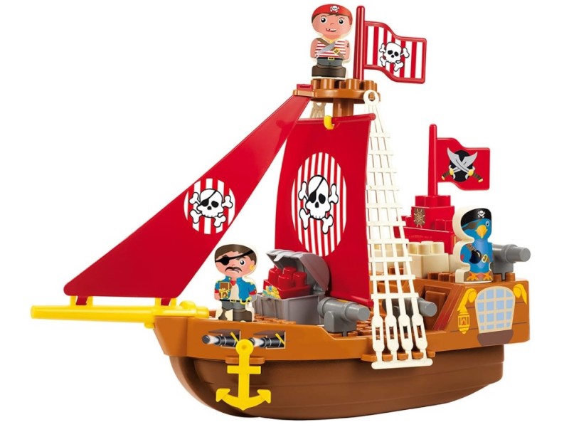 Barca nave pirata costruzioni