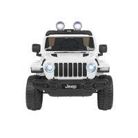 Auto elettrica- Jeep ® Wrangler Rubicon - 12v per Bambini con Telecomando  (Bianco)